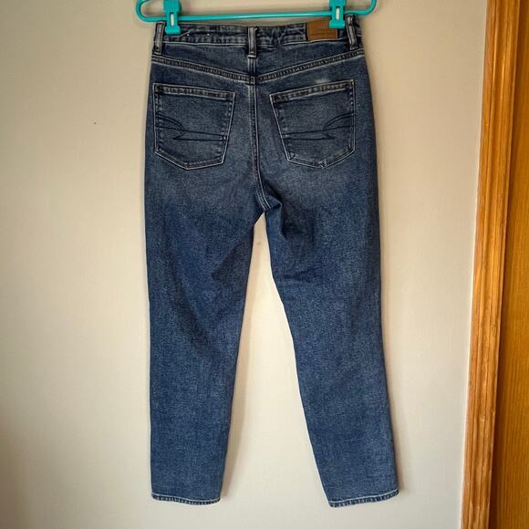 American Eagle Distressed Mom Jean Size 4 Regular - Picture 2 of 13
